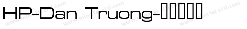 HP-Dan Truong字体转换